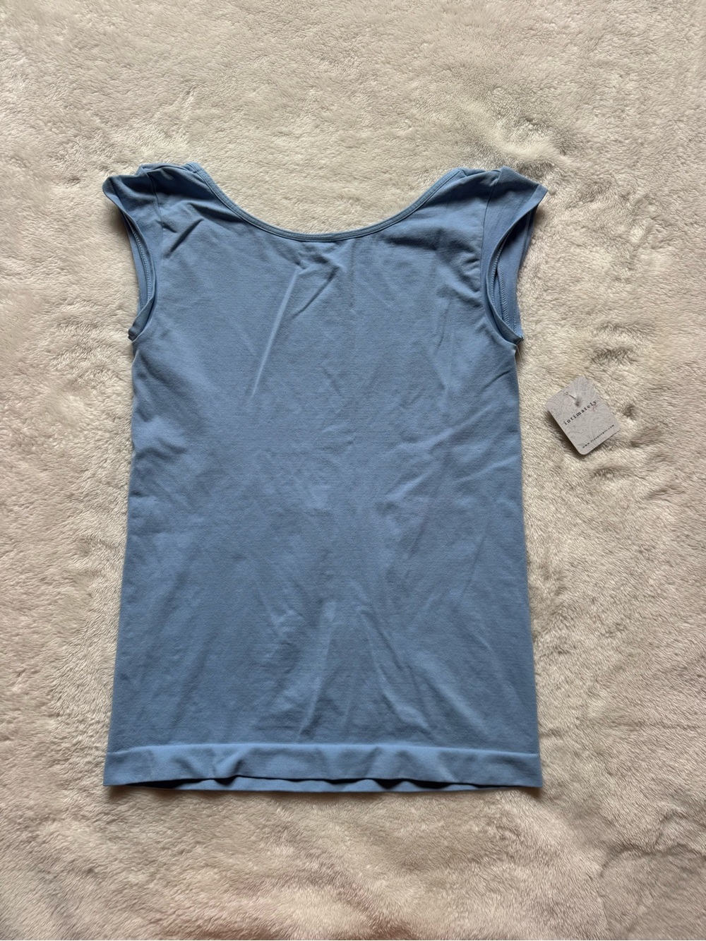 Free People Powder Blue Scoop Neck Tank